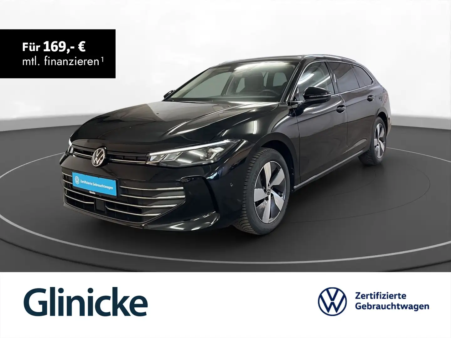 Volkswagen Passat Variant 1.5 eTSI Business AHK LED Navi AC Schwarz - 1