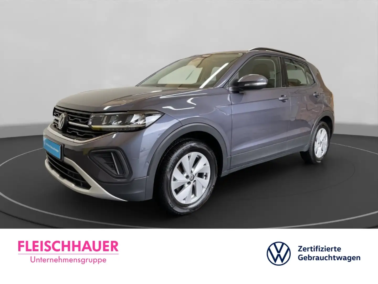 Volkswagen T-Cross 1.0 TSI Life Navi Digitales Cockpit LED ACC Apple Grau - 1