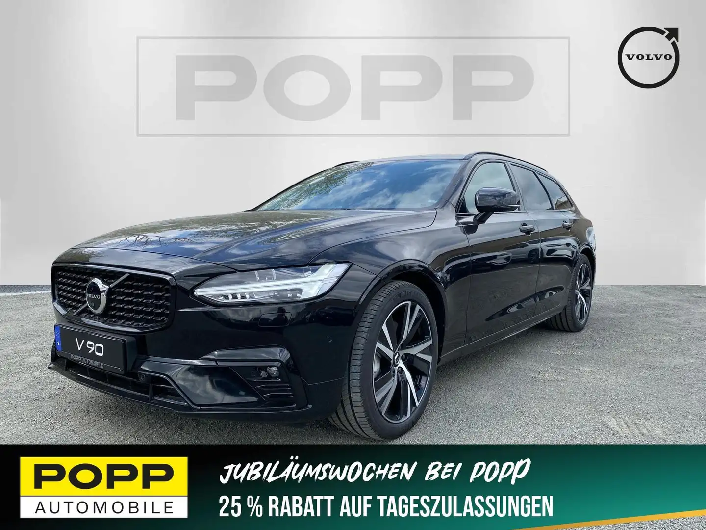 Volvo V90 B4 Plus Dark 19" 360° ACC FHZ PANO STHZ Noir - 1
