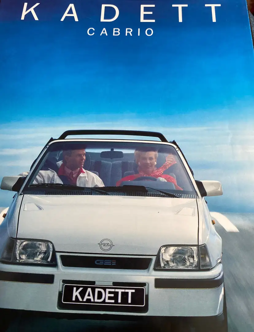 Opel Kadett Kadett 1.6i GL  CABRIO  Edition BERTONE !! Wit - 2