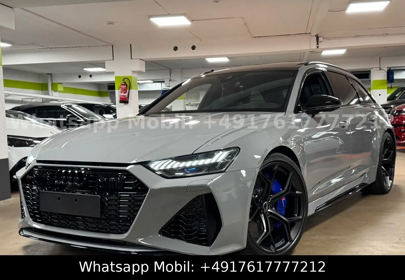 Audi RS6 PERFORMANCE CARBON CERAMIC B&O PANO 25 FULL! Gris - 1