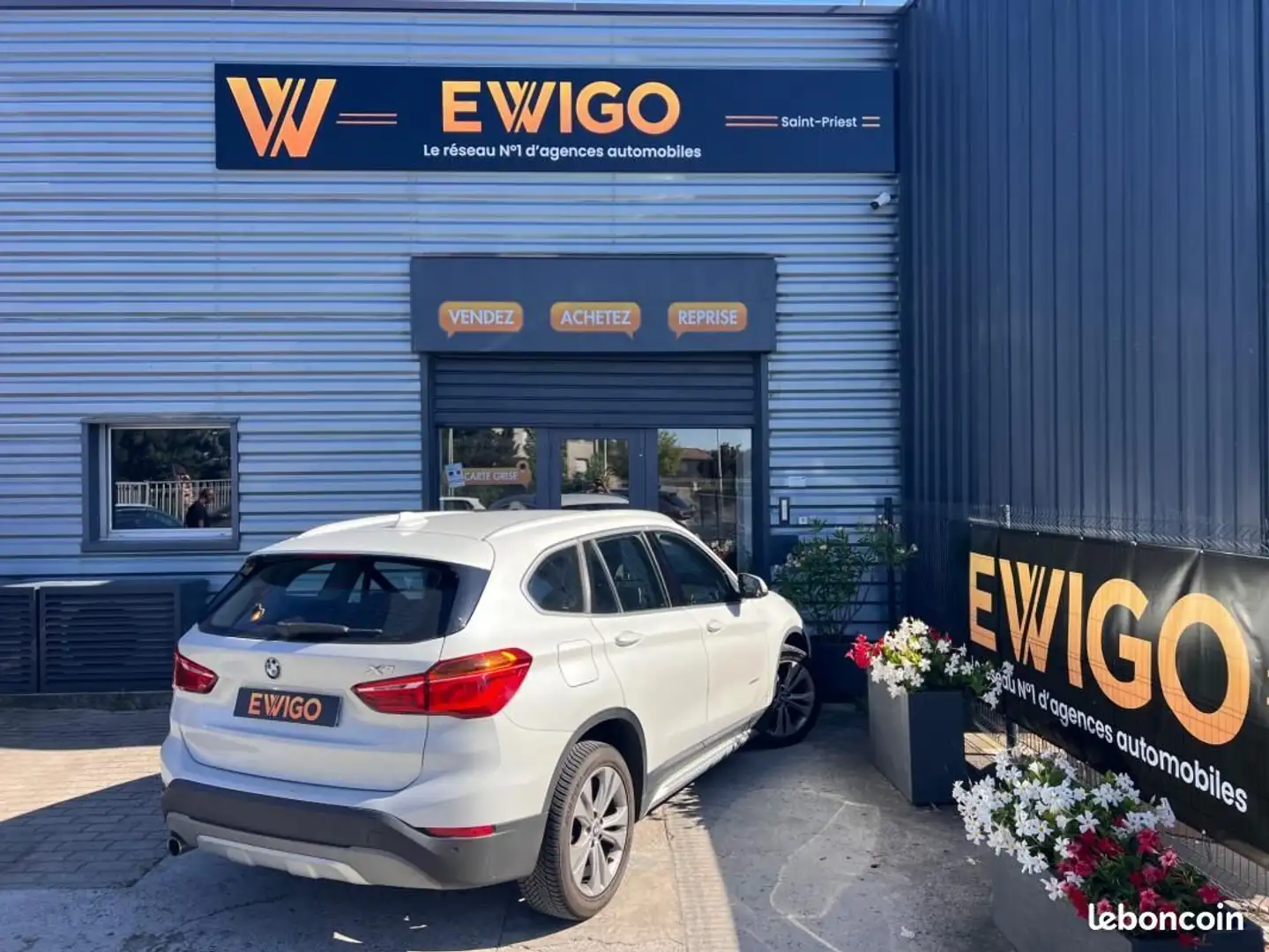 BMW X1 18D 150ch Business Design Blanc - 2