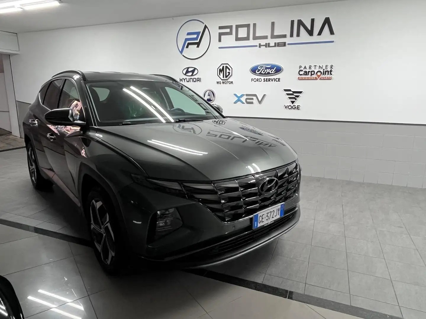 Hyundai TUCSON Tucson III 2021 1.6 hev Xline 2wd auto Grau - 1