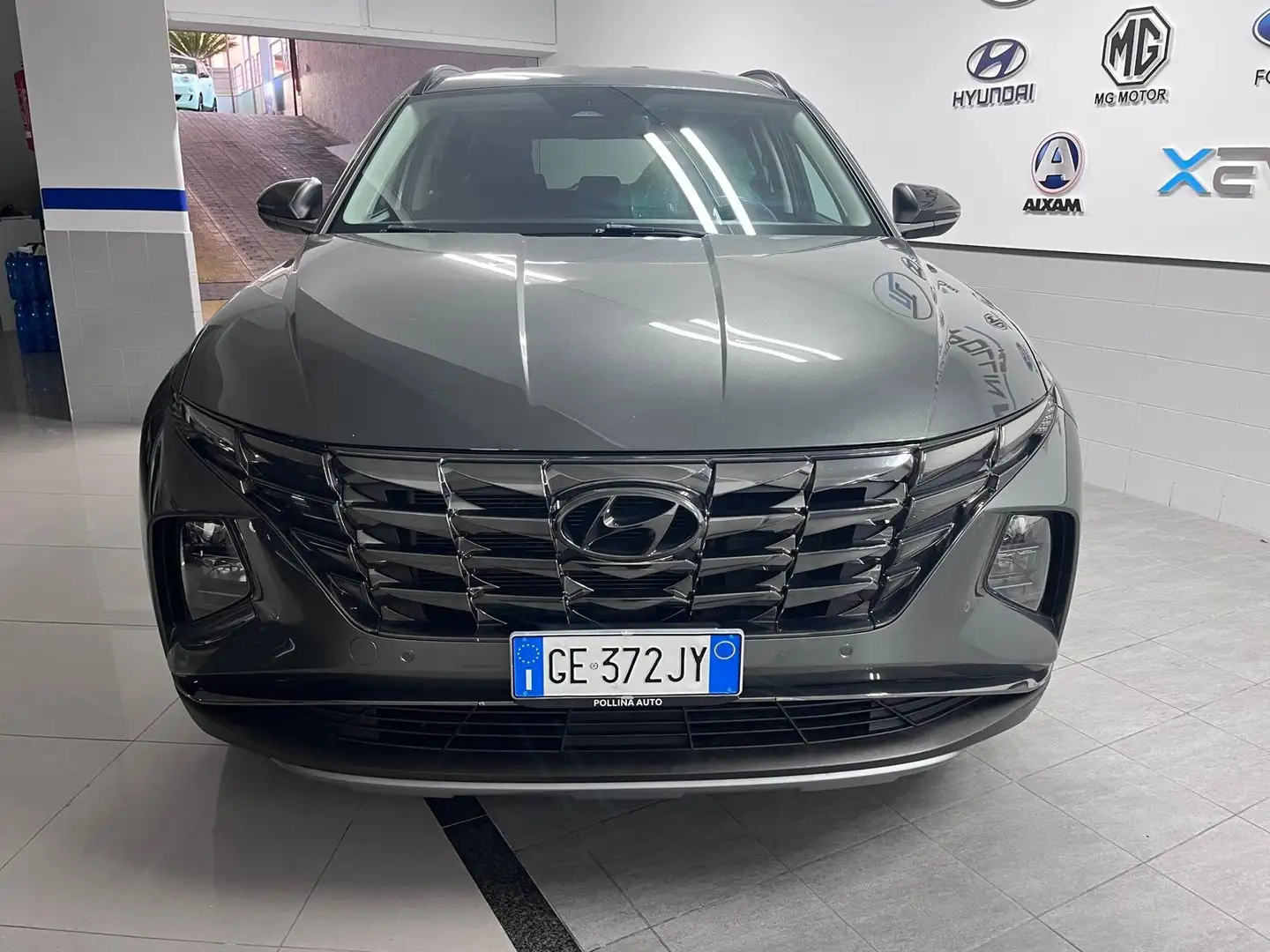 Hyundai TUCSON Tucson III 2021 1.6 hev Xline 2wd auto Grau - 2