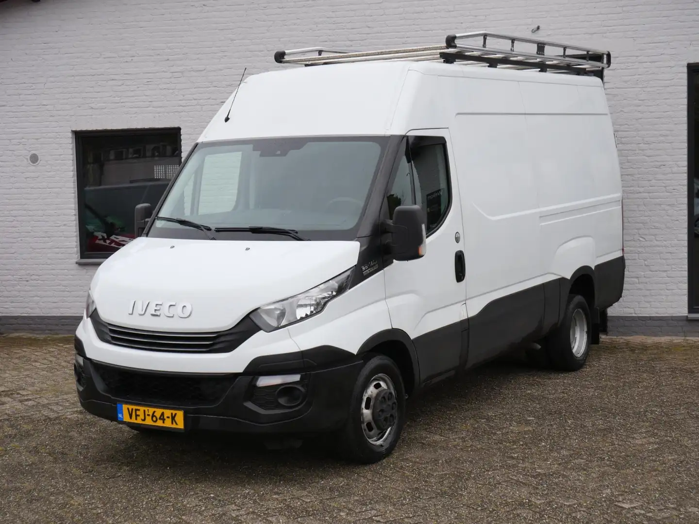 Iveco Daily 35C14V 2.3 352 L3 H2 Ecc Aut. Dubbel lucht Euro 6 Blanc - 1