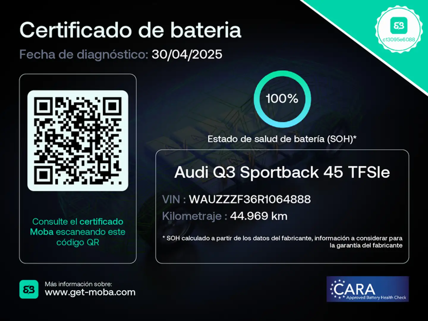 Audi Q3 Sportback 45 TFSIe S line S-tronic Gris - 2