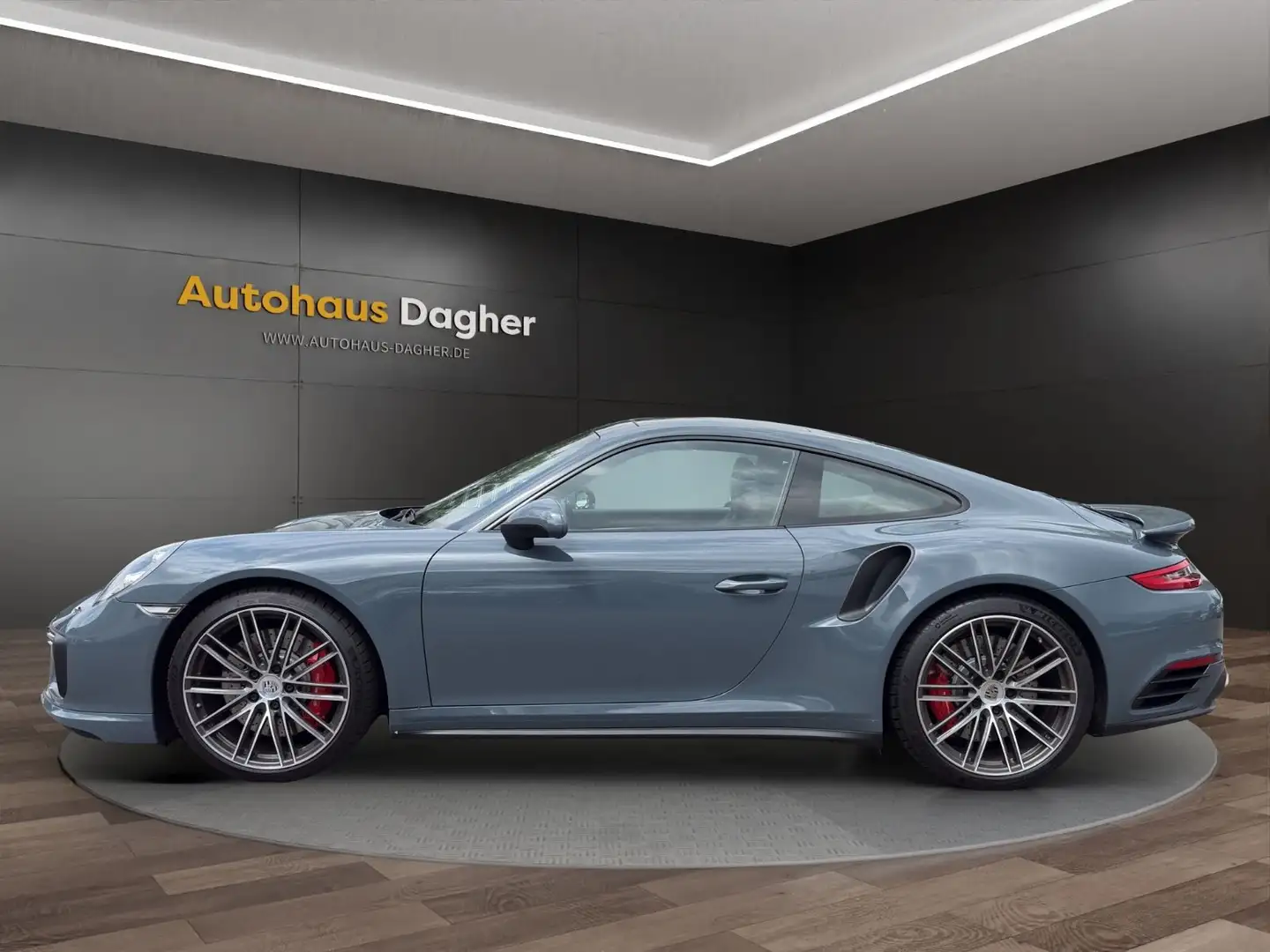 Porsche 991 911 Turbo Approved Burmester AKRAPOVIČ Bleu - 2