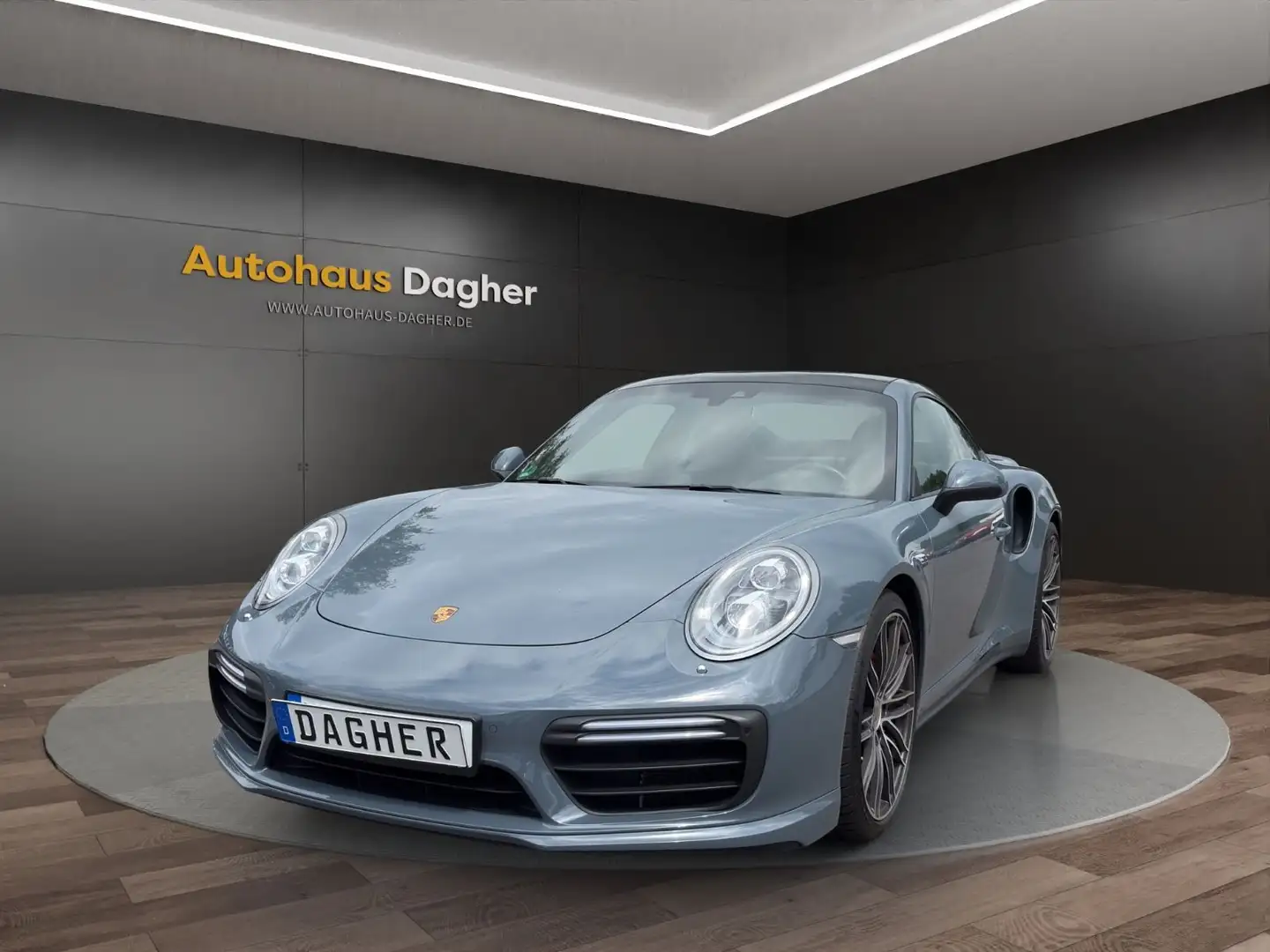 Porsche 991 911 Turbo Approved Burmester AKRAPOVIČ Bleu - 1