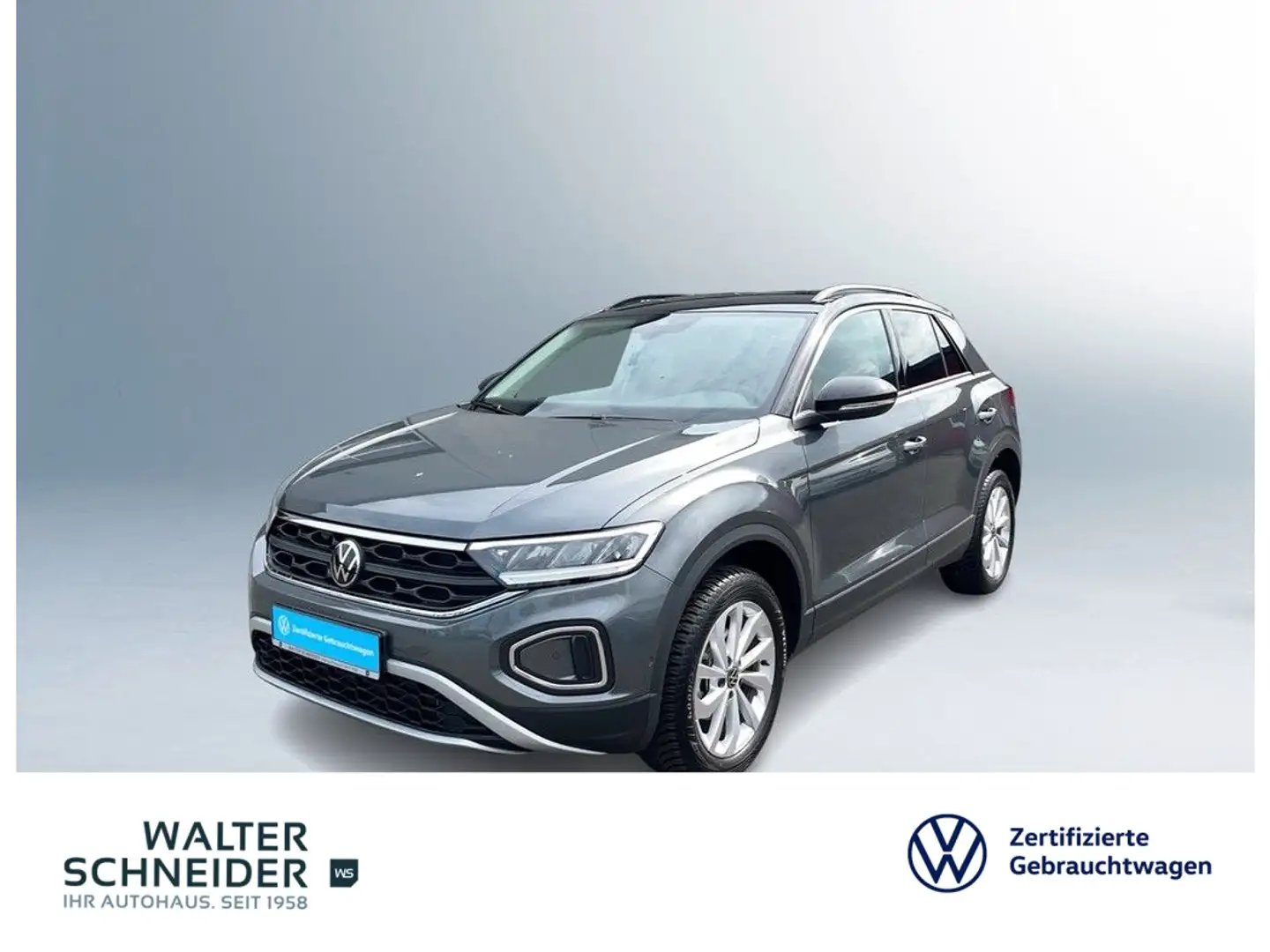 Volkswagen T-Roc 1.5 TSI DSG Life Navi LED SHZ PDC DAB+ Сірий - 1