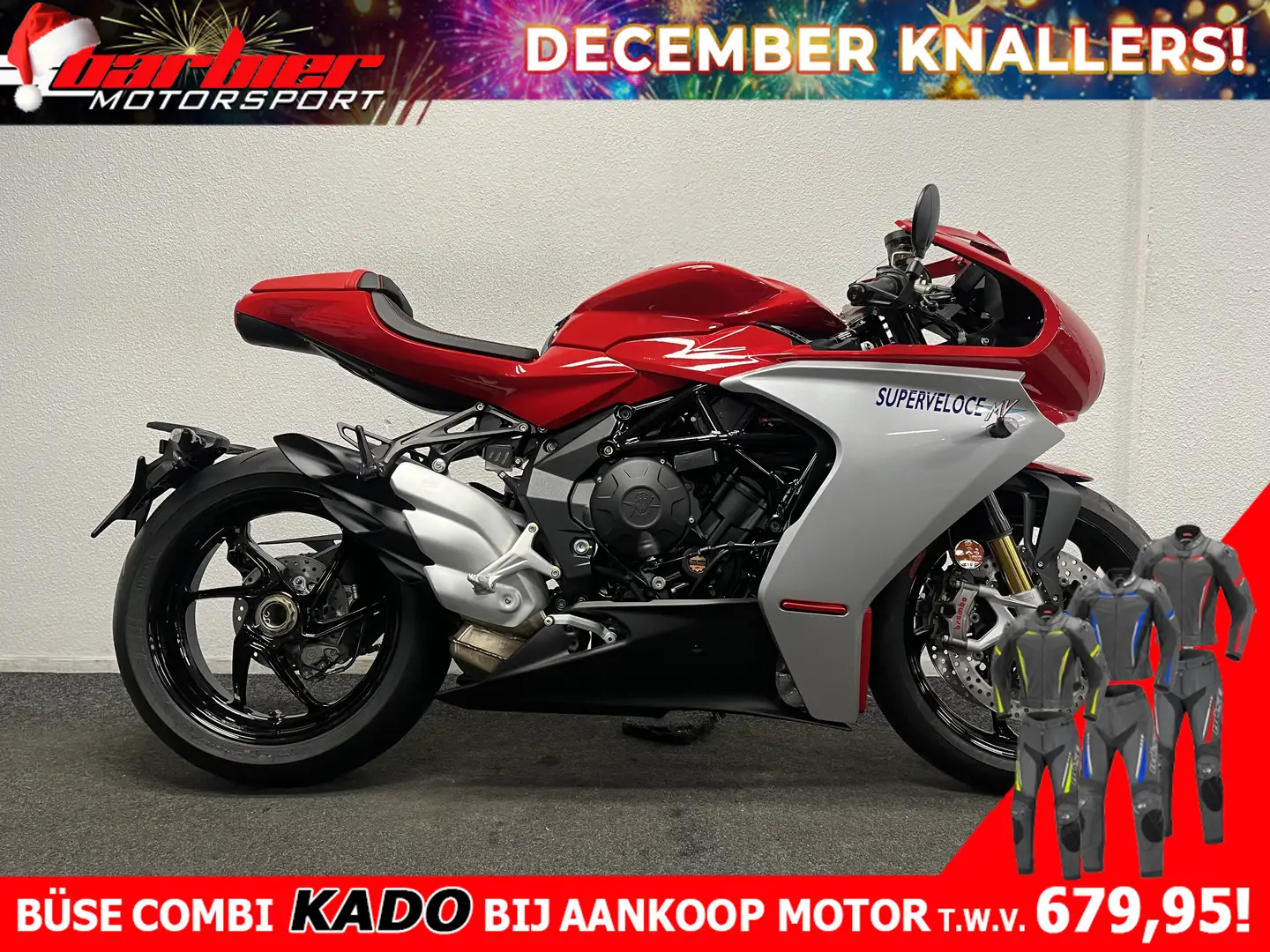 MV Agusta Superveloce 800 MVAGUSTA Rood - 1