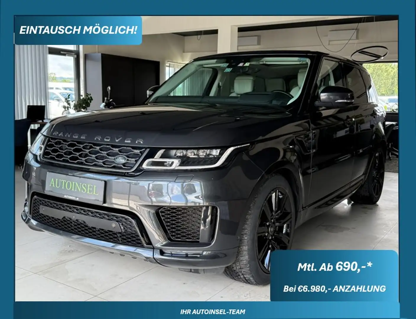Land Rover Range Rover Sport P400e HSE Dynamic Grau - 1