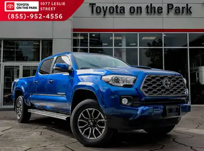 Blue 2022 Toyota Tacoma Pickup Truck Four-Wheel Drive 6-Speed Automatic