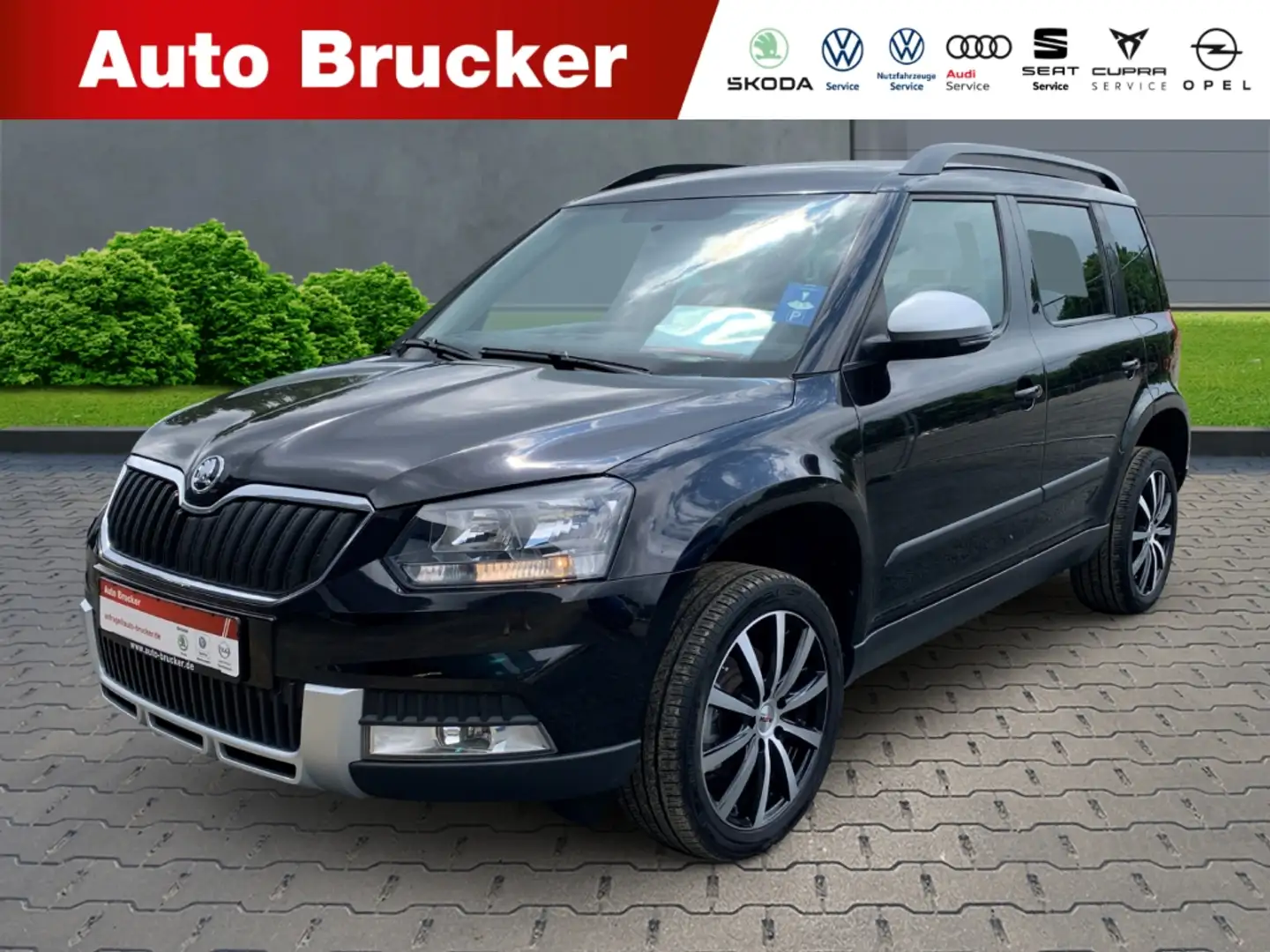 Skoda Yeti Cool Edition Outdoor 4x4 1.4 TSI+Anhängerkupplung Schwarz - 1