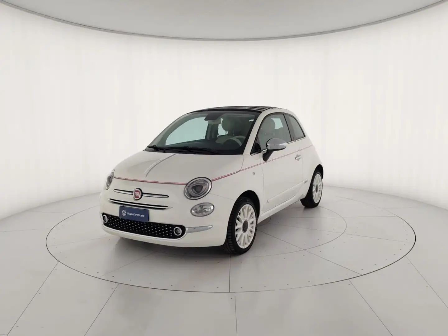 Fiat 500C 500 C 1.2 Dolcevita Weiß - 1