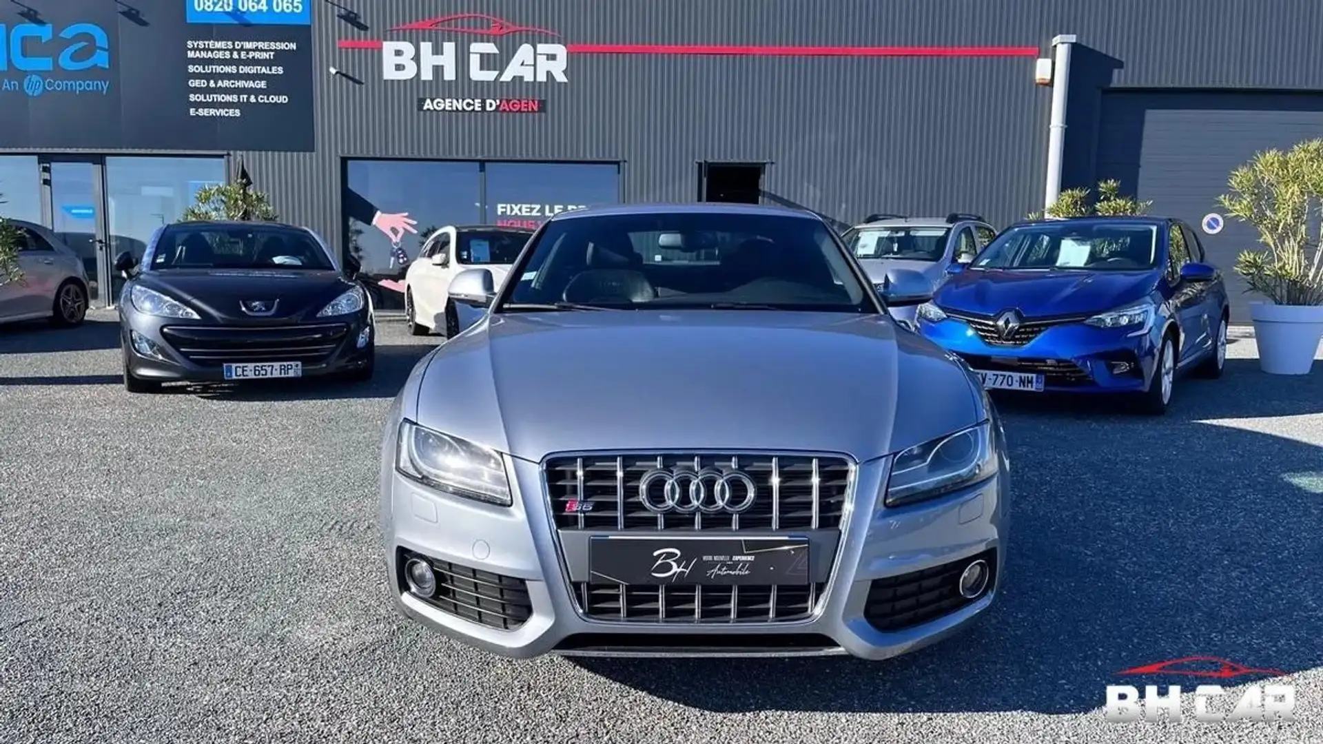 Audi A5 COUPE 2.7 TDI 190 S-LINE multitronic bva Gris - 2