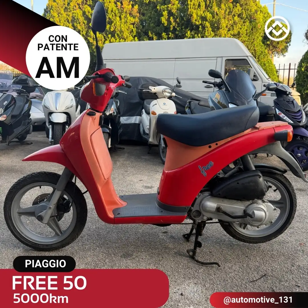 Piaggio Free 50 Rosso - 1