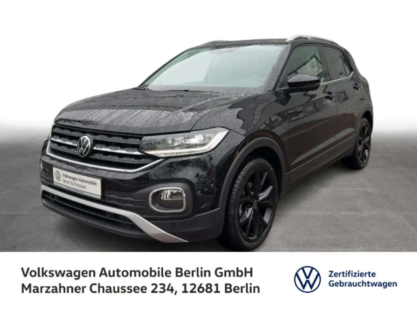Volkswagen T-Cross 1.5 TSI DSG Style Navi LED SHZ ACC PDC Schwarz - 1