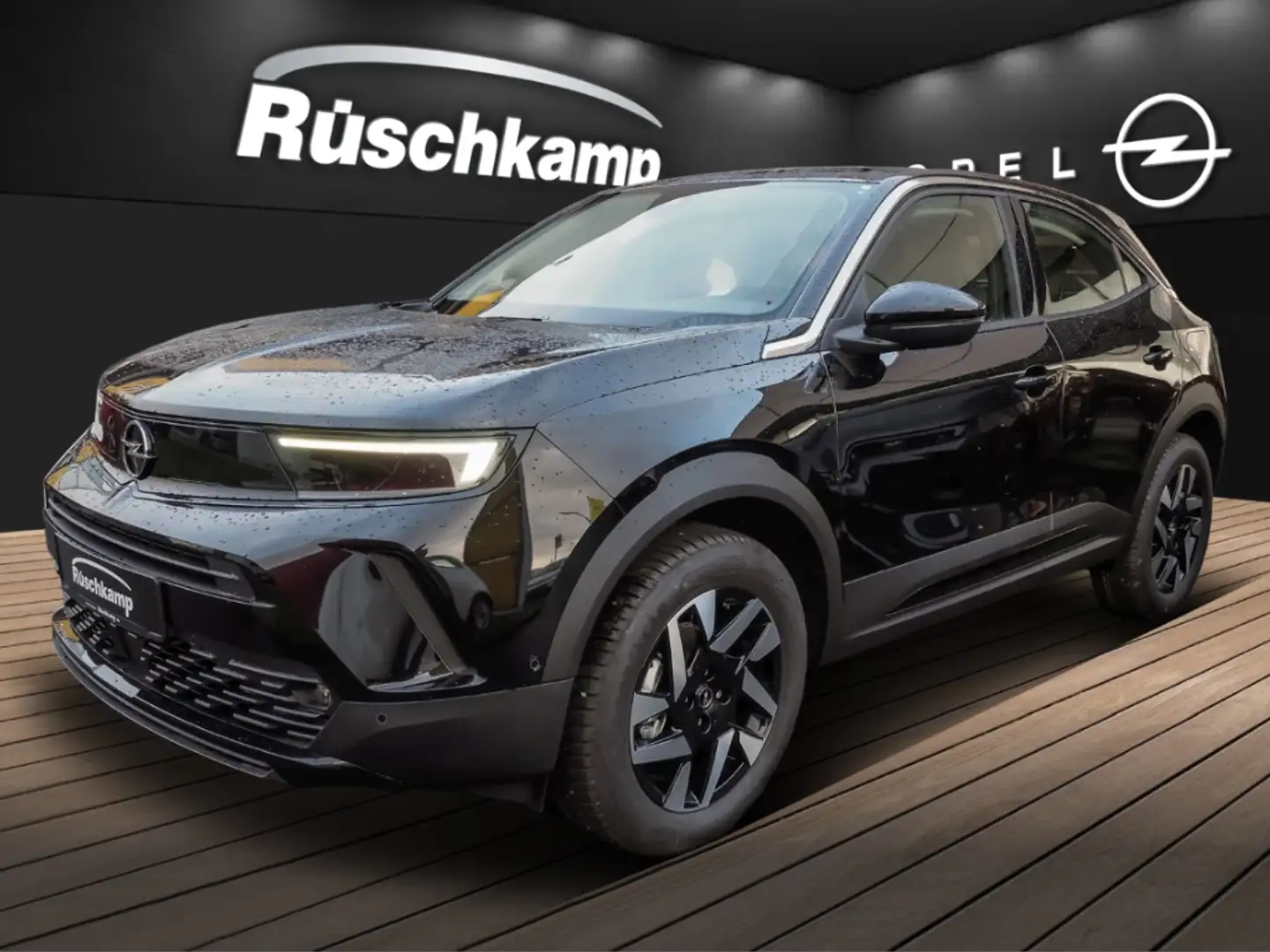 Opel Mokka Elegance 1.2 Voll-LED RückKam Winterpaket PDCv+h A Negro - 1