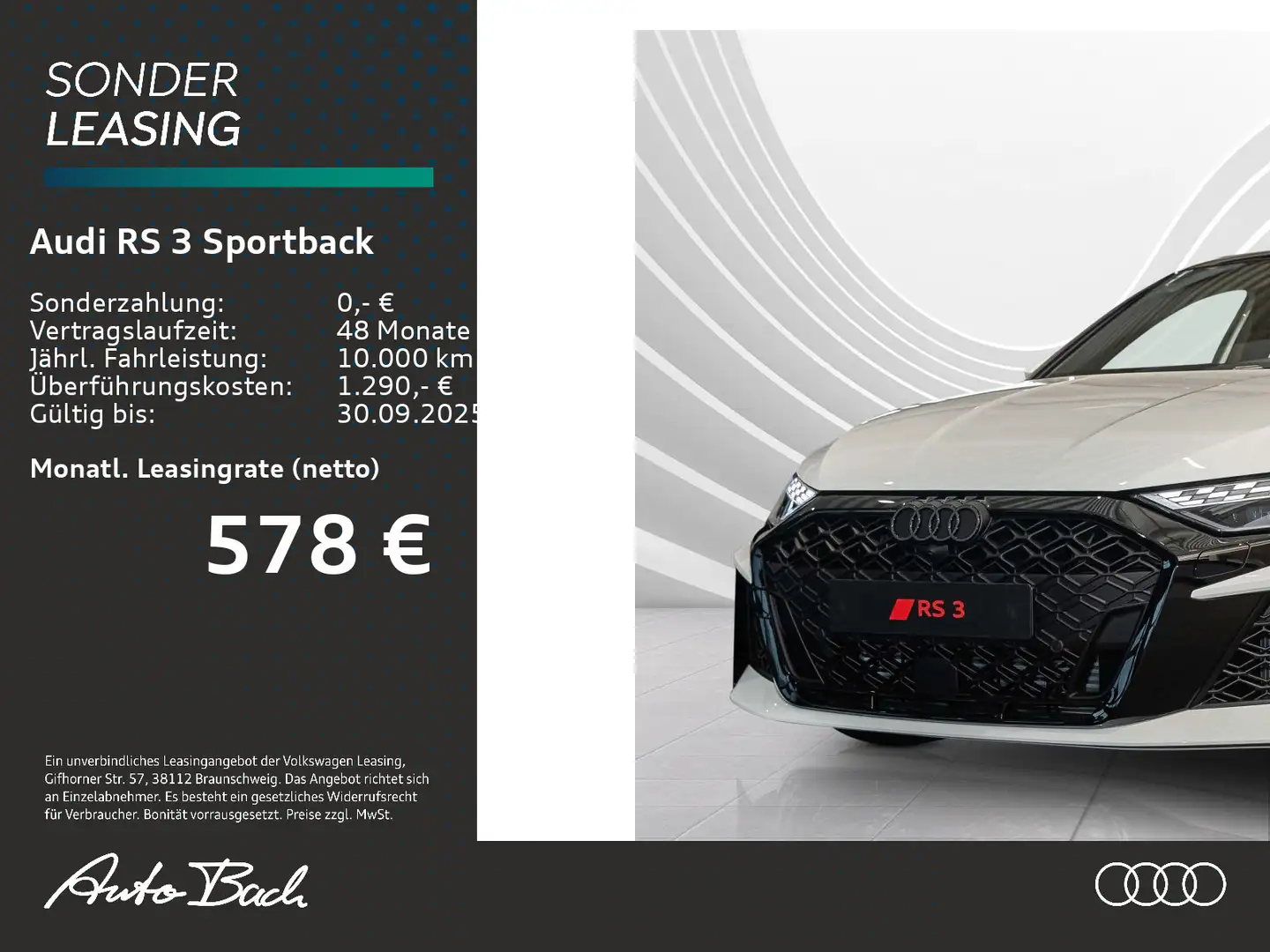 Audi RS3 400PS PANORAMA RS-Sport MATRIX NA Weiß - 2