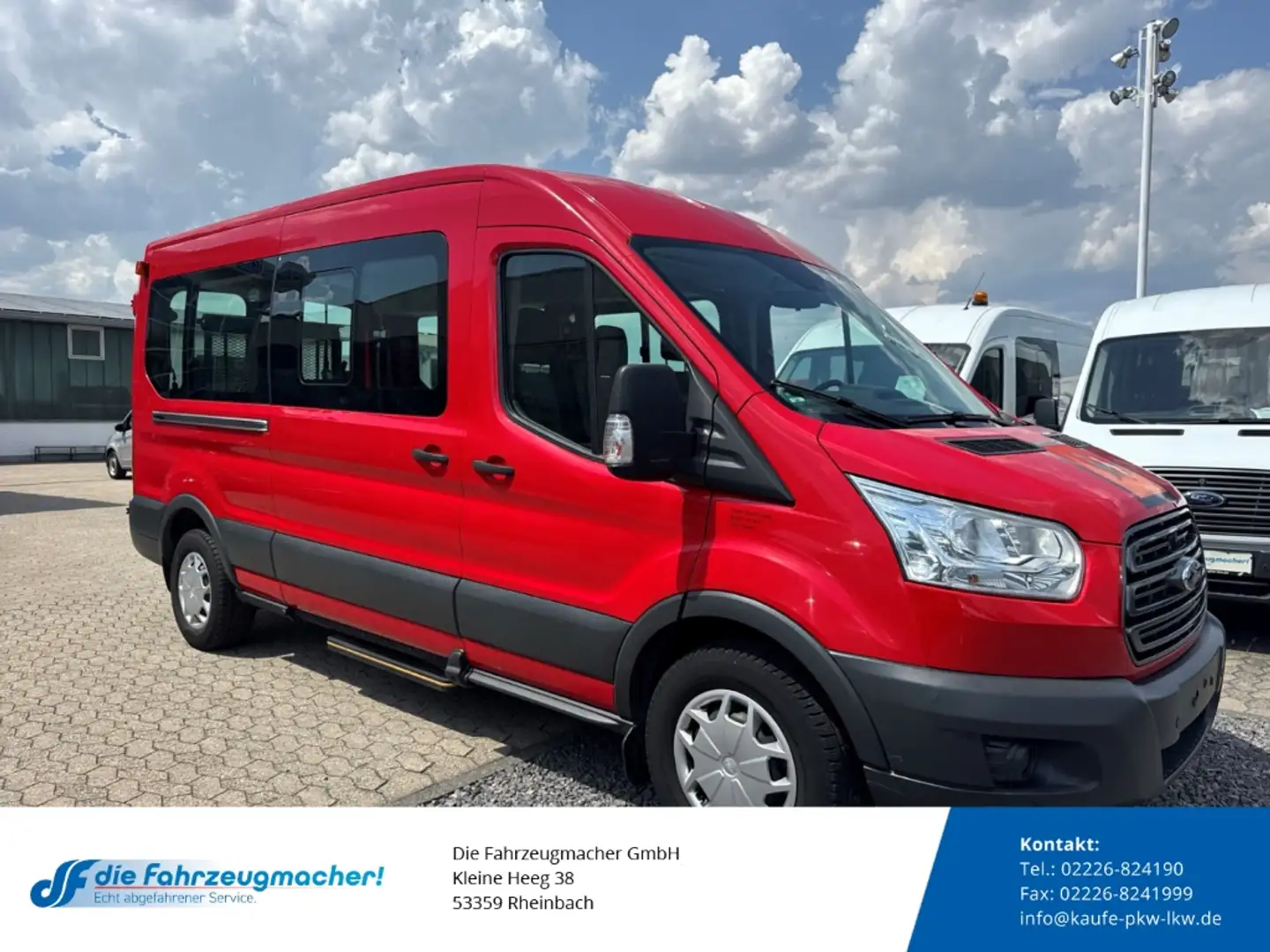 Ford Transit Kombi 350 L3 Trend 2.2 TDCi DPF *7200 *KLIMA Rot - 1