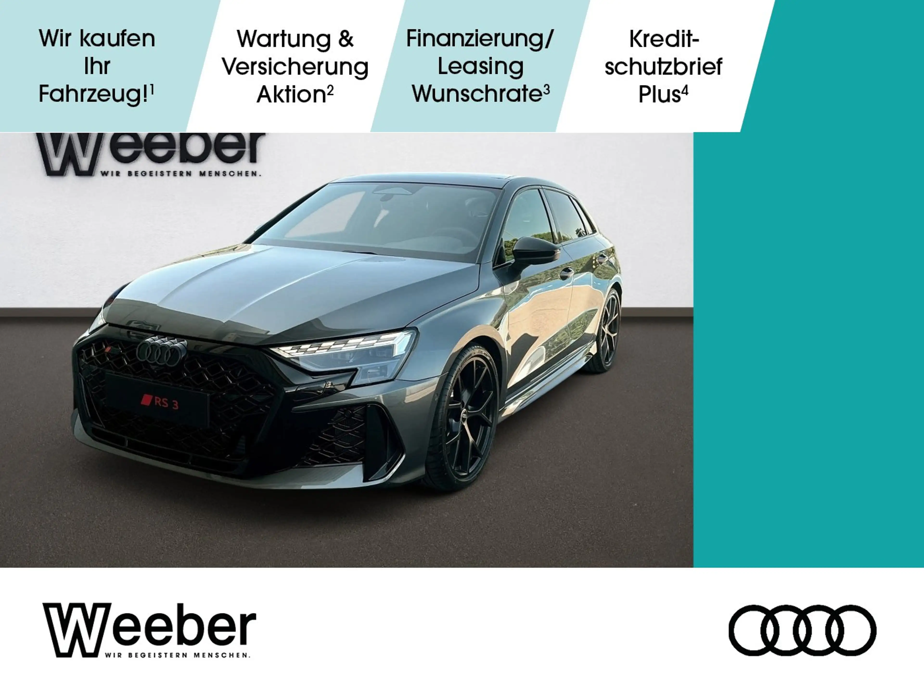 Audi RS3 RS 3 Sportback quattro S-Tronic Panodach Sonos Mat