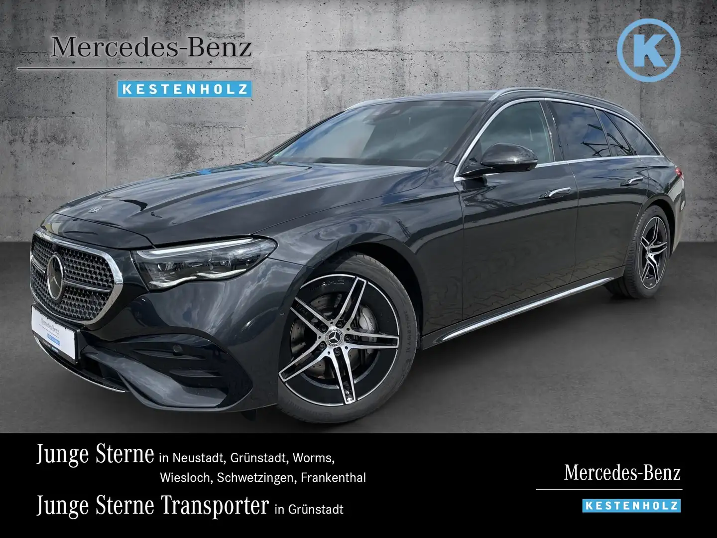 Mercedes-Benz E 450 E 450 4M T AMG+DISTRO+AHK+BURME-4D+HUD+STANDHEIZ Grau - 1