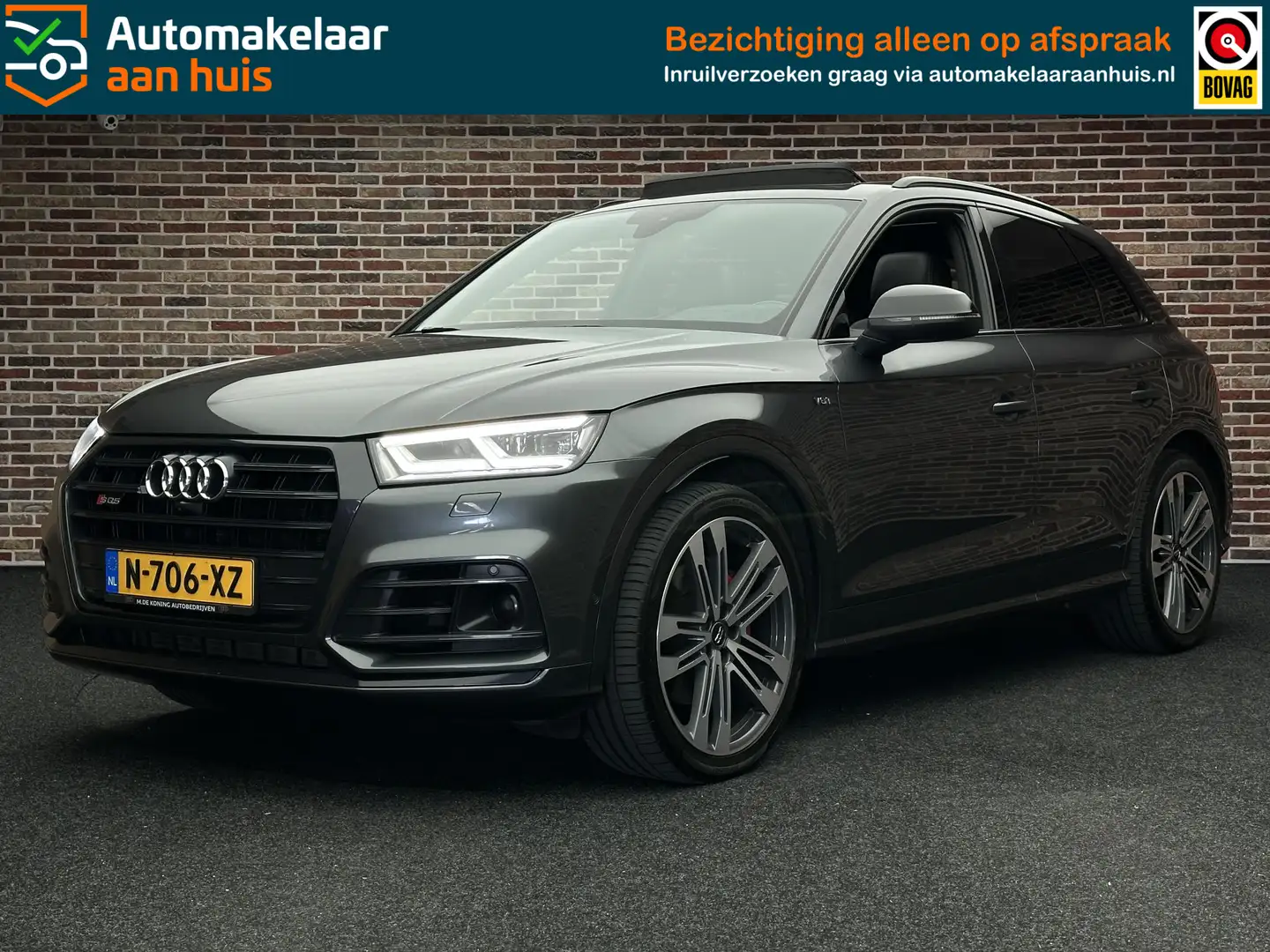 Audi SQ5 3.0 TFSI quattro Pro Line Plus Standkachel Panoram Gris - 1
