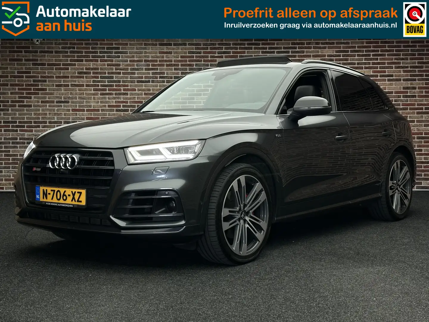 Audi SQ5 3.0 TFSI quattro Pro Line Plus Standkachel Panoram Gris - 1