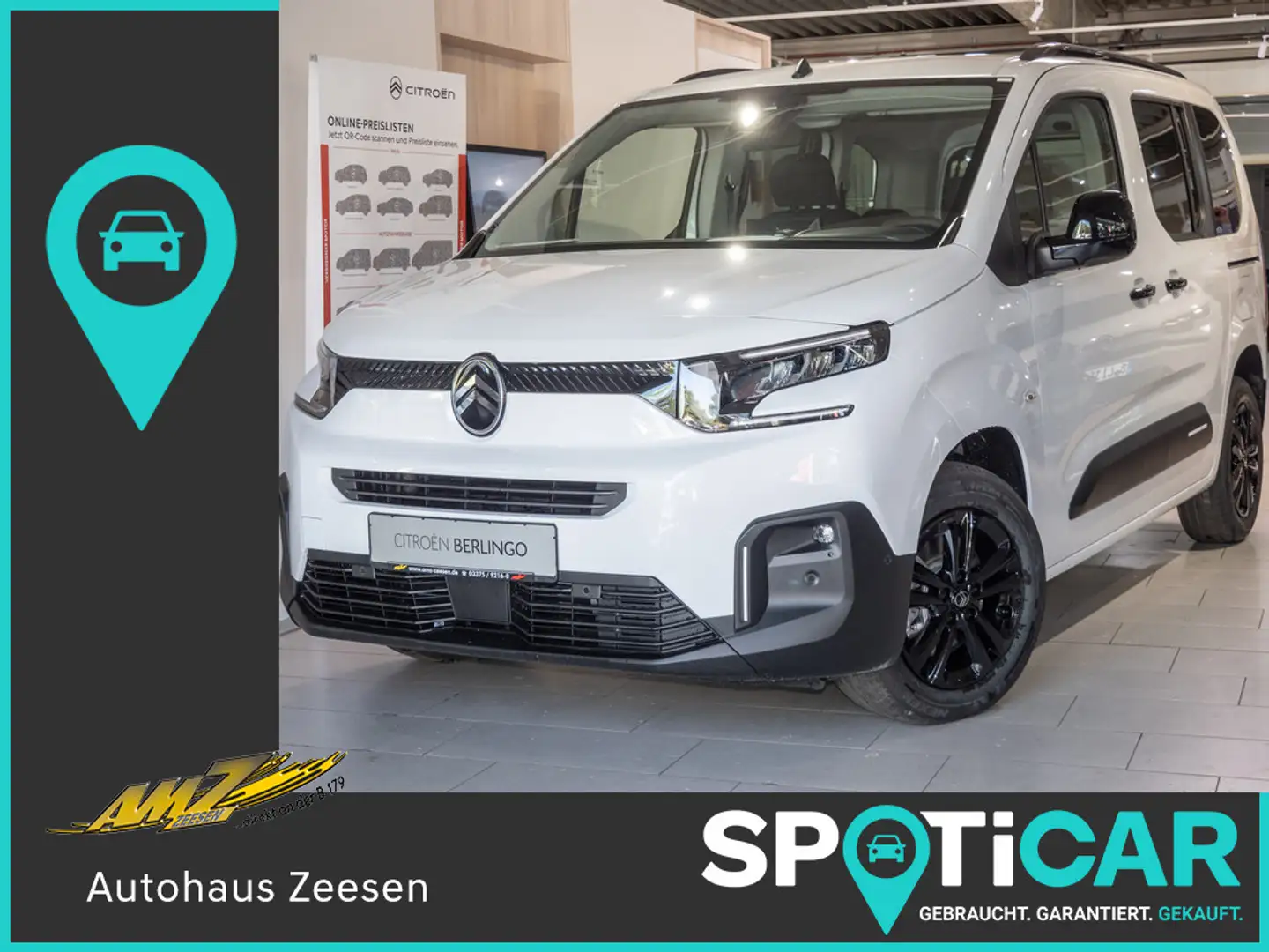 Citroen Berlingo M BlueHDi 130 Max NAVI KAMERA PDC Wit - 1