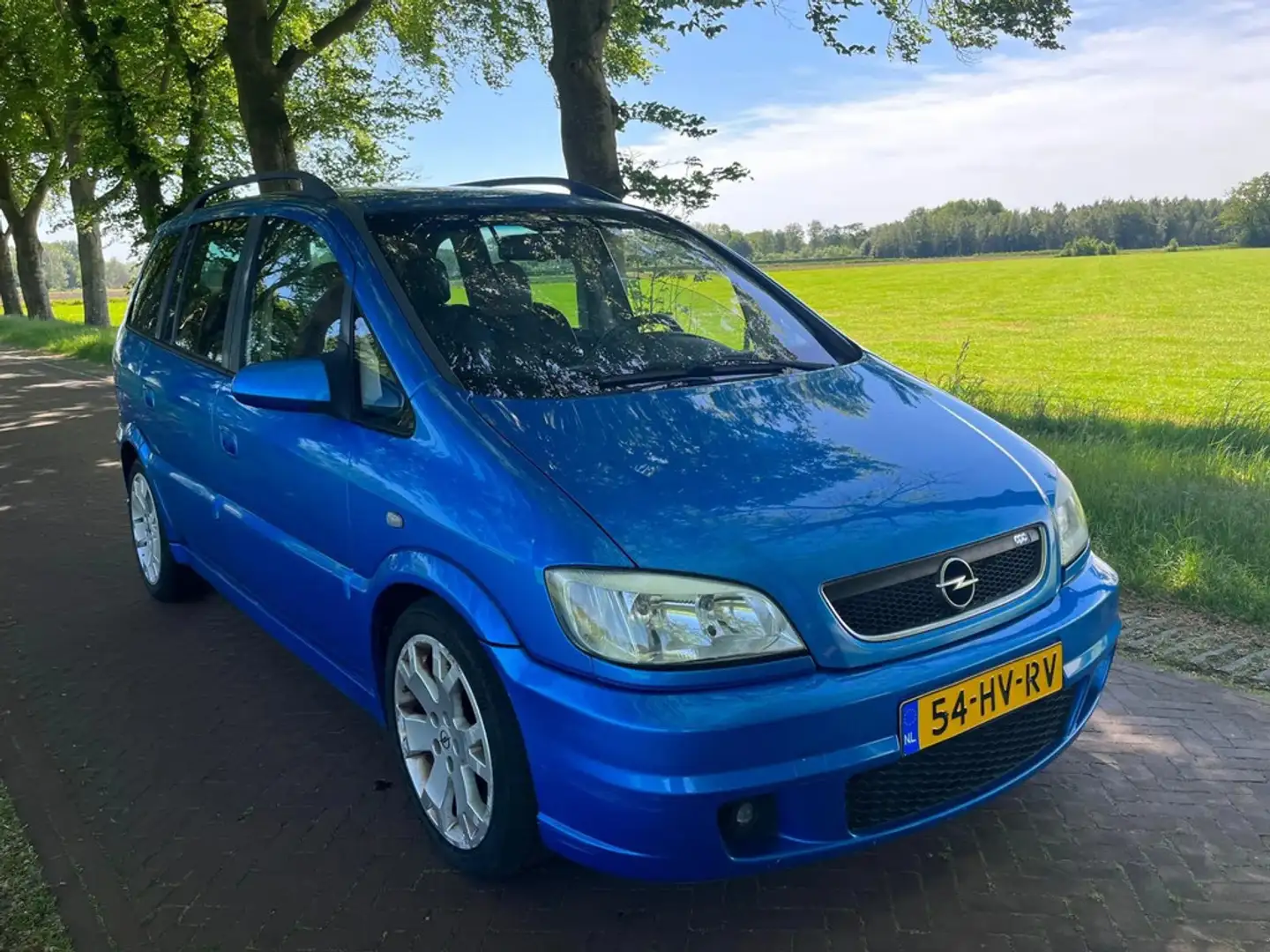 Opel Zafira 2.0 Turbo 16V OPC Blauw 7-Persoons Airco Albastru - 2
