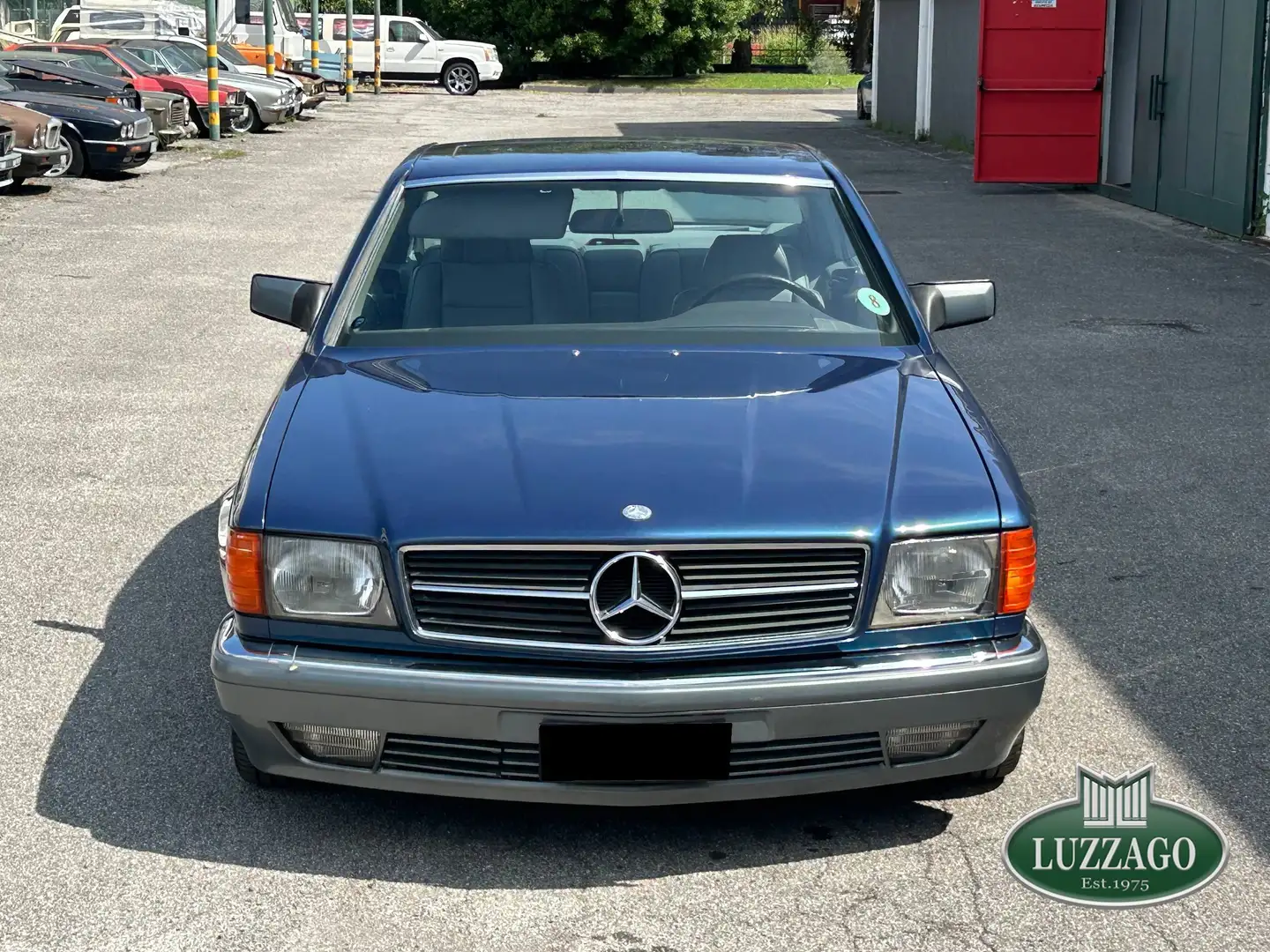 Mercedes-Benz 420 SEC Bleu - 2