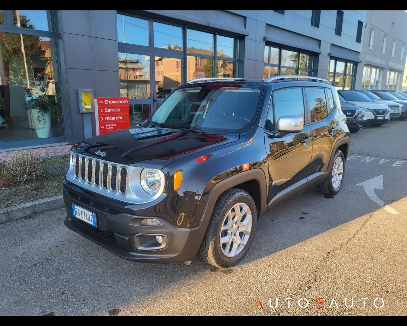 Jeep Renegade 1.6 mjt Limited fwd 120cv E6 Zwart - 1