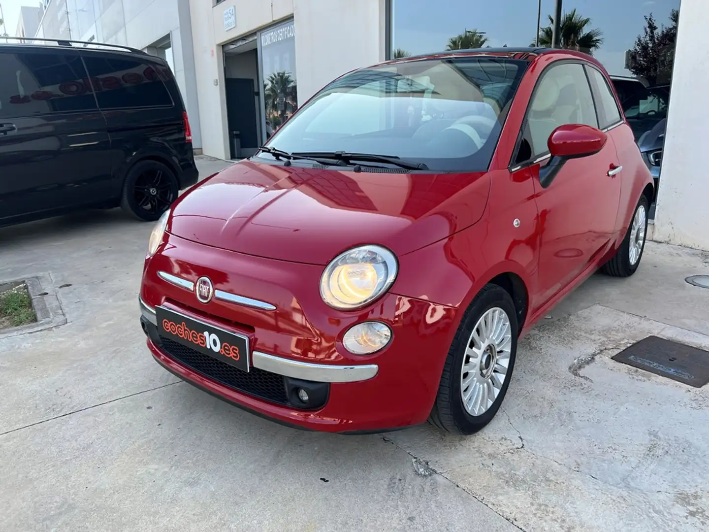 Fiat 500 1.2 Lounge Burdeos - 2