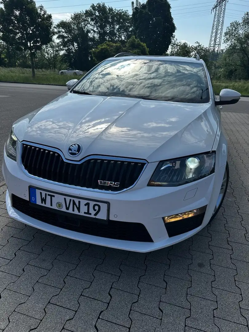 Skoda Octavia Octavia VRS Combi Diesel 2.0 TDI neues Motor/TUV Weiß - 1