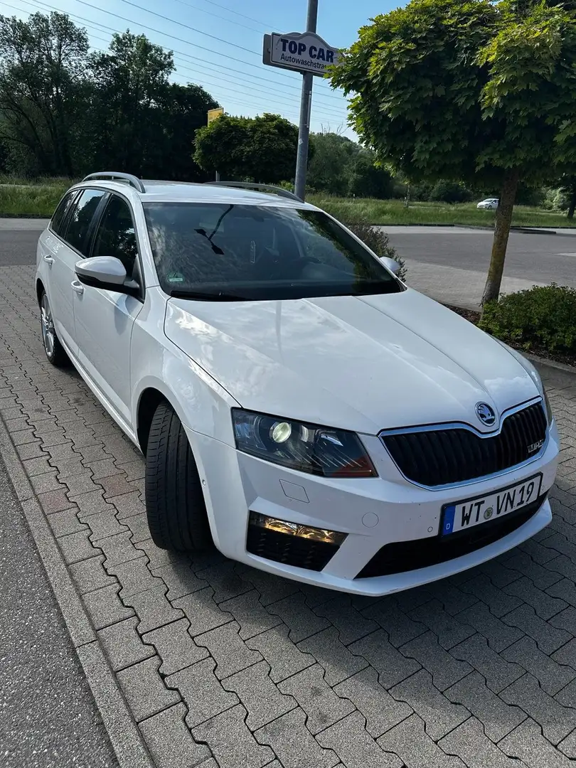Skoda Octavia Octavia VRS Combi Diesel 2.0 TDI neues Motor/TUV Weiß - 2