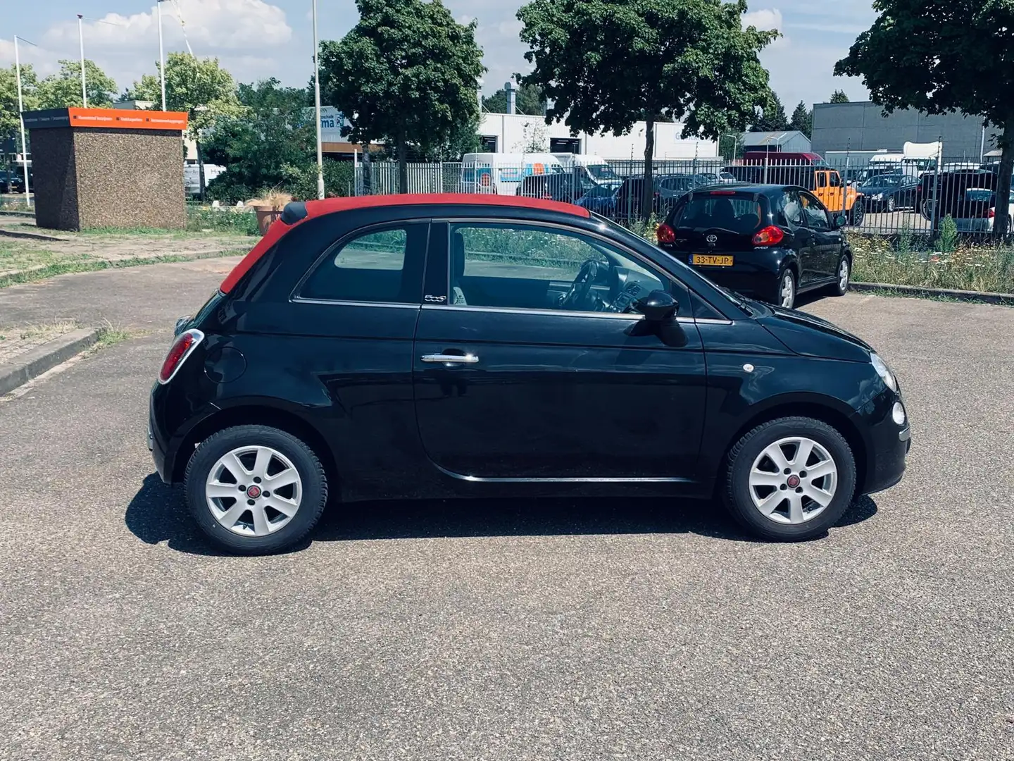 Fiat 500C 1.2 Lounge, Cabrio, Airco, Nieuw APK, Onderhoud Schwarz - 2