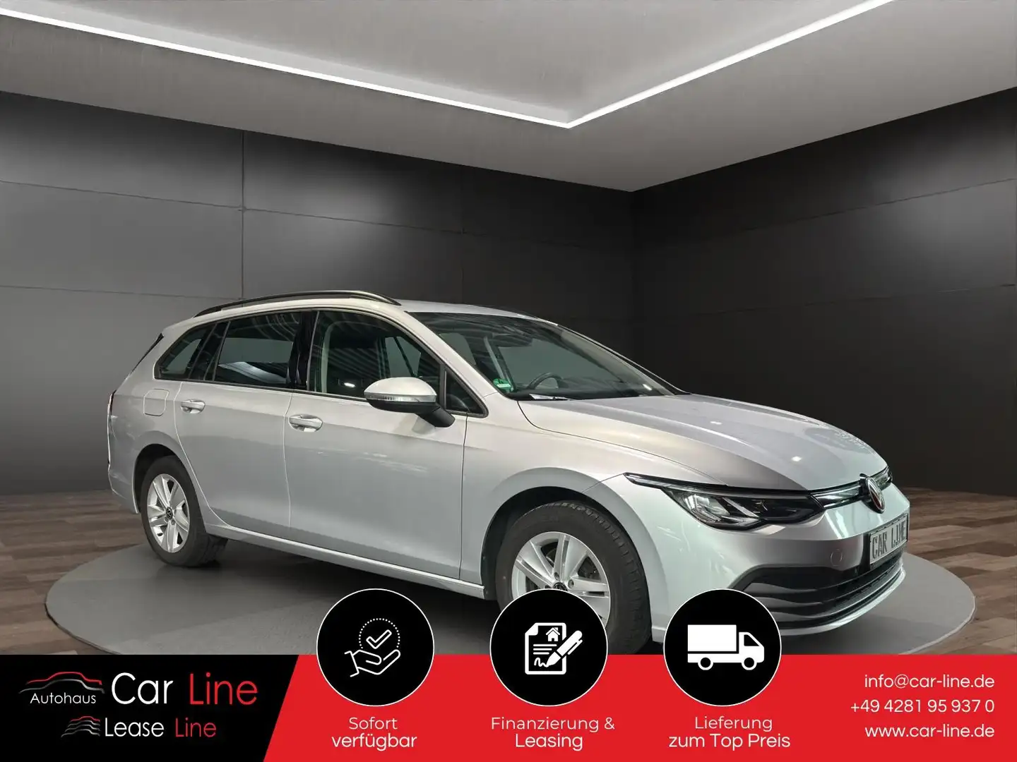 Volkswagen Golf Life 2.0 TDI DSG*NAVI*LED*DAB*ACC*SHZ Argento - 1
