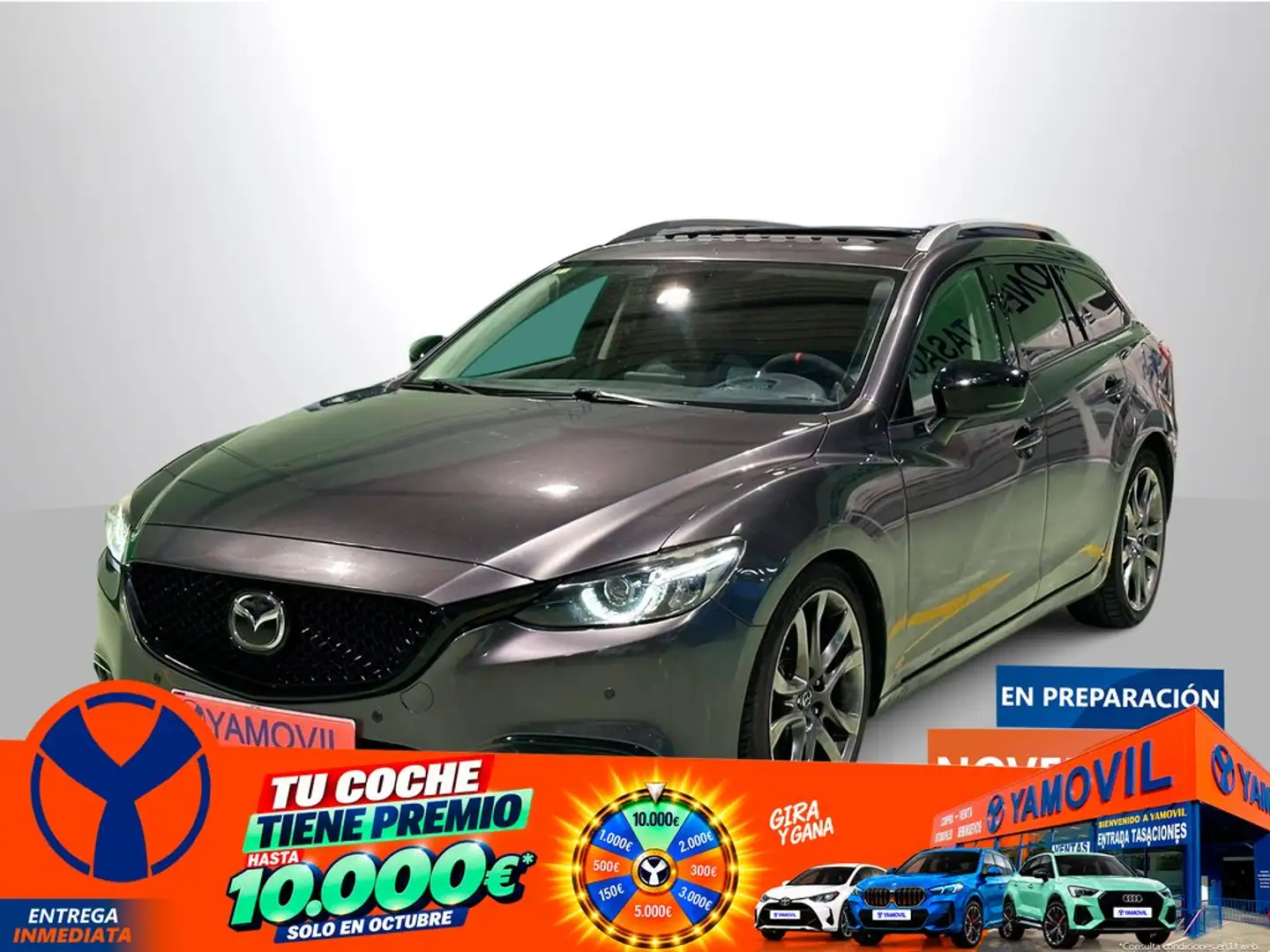 Mazda 6 M6 W. 2.2DE Lux.+Prem.White+Travel+SR(Navi)Aut. 12 Gris - 1