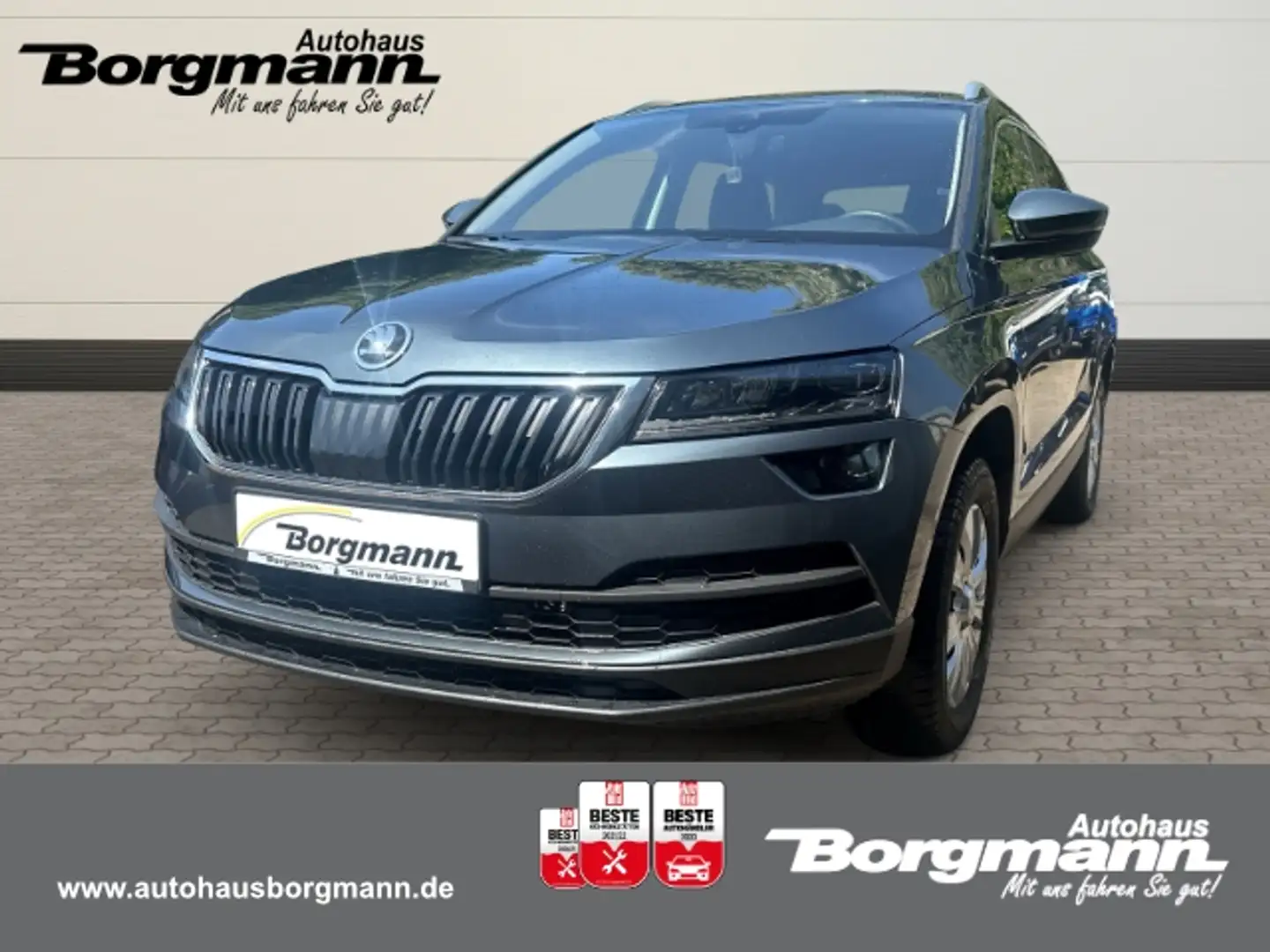 Skoda Karoq Clever 1.5 TSI ACT EU6d Tour 1,5TSI 110kW 7-Gang D Grijs - 1