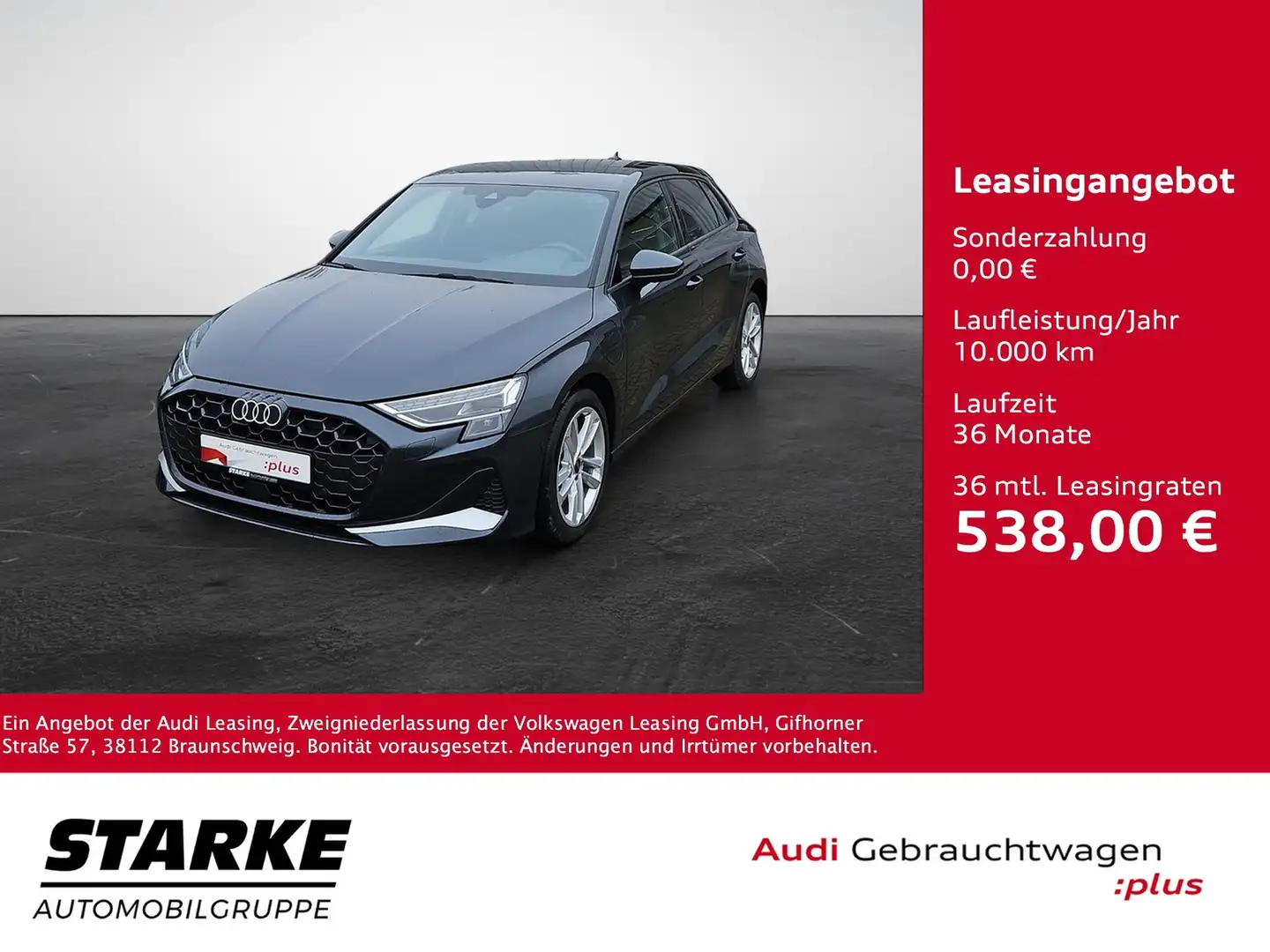 Audi A3 Sportback 40 TFSI e S tronic advanced AHK Busin... Grau - 1
