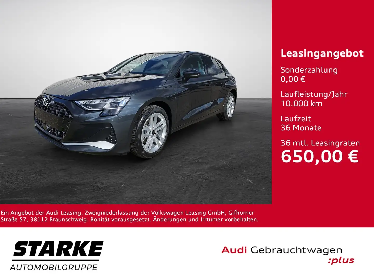 Audi A3 Sportback 40 TFSI e S tronic advanced AHK Busin... Grau - 1