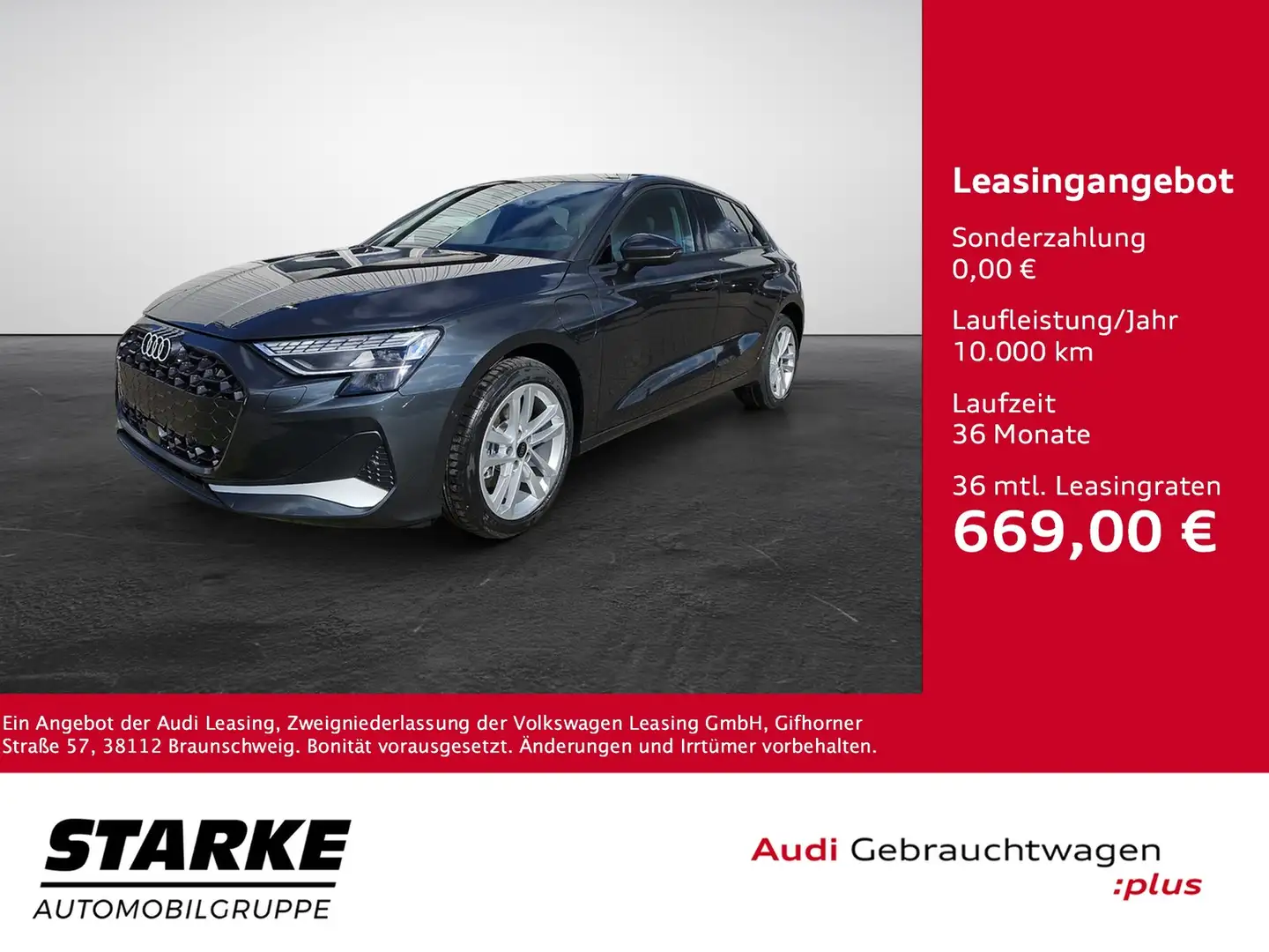 Audi A3 Sportback 40 TFSI e S tronic advanced AHK Busin... Grau - 1
