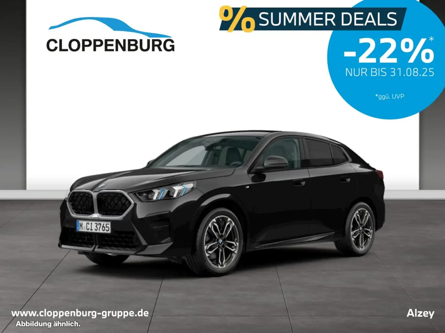 BMW X2 sDrive20i   M Sportpaket AHK+BT UPE: 59.650€ Schwarz - 1