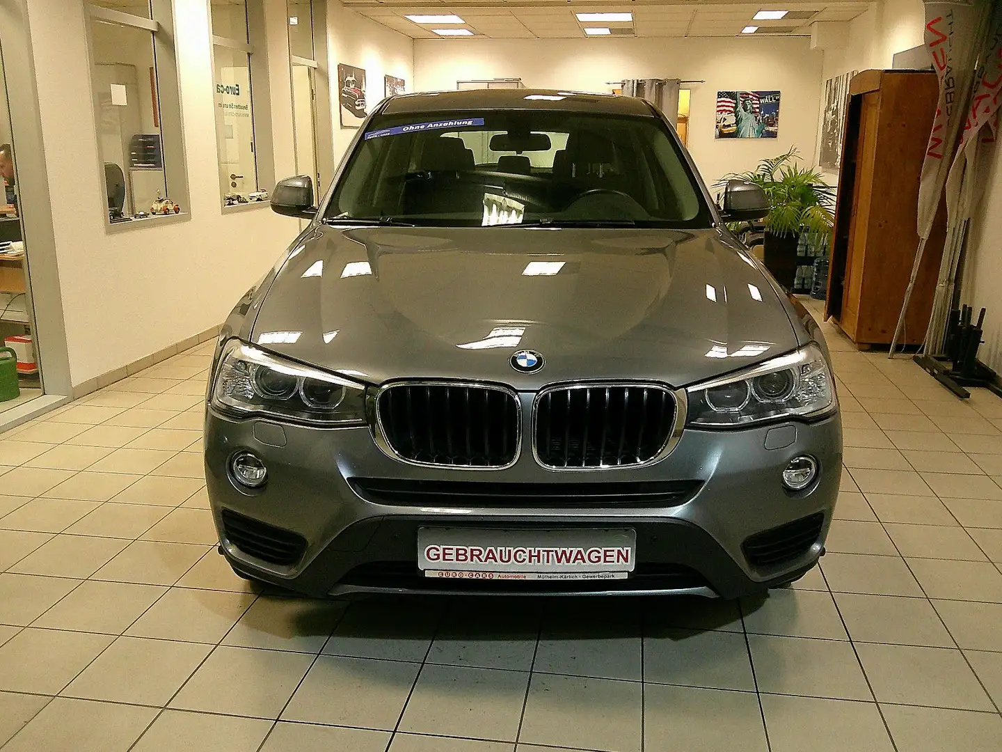 BMW X3 xDrive20d/1.Hand/Navi/Klima/Scheckheft Grau - 2
