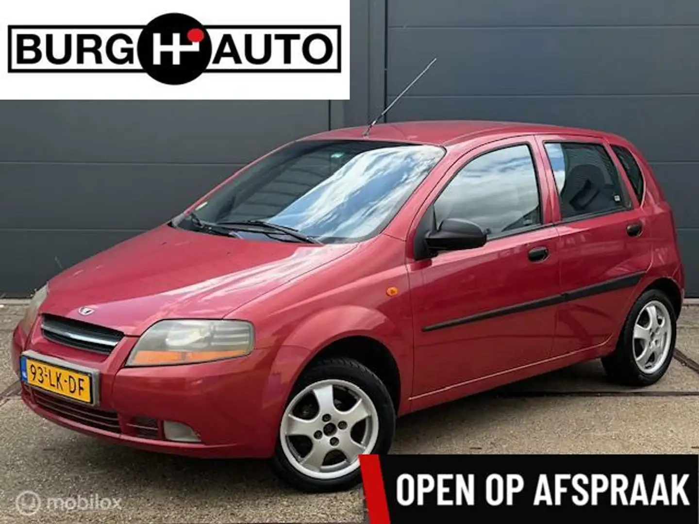 Daewoo Kalos 1.4 Style 5 deurs - AIRCO - TREKHAAK - LM VELGEN - Rot - 1
