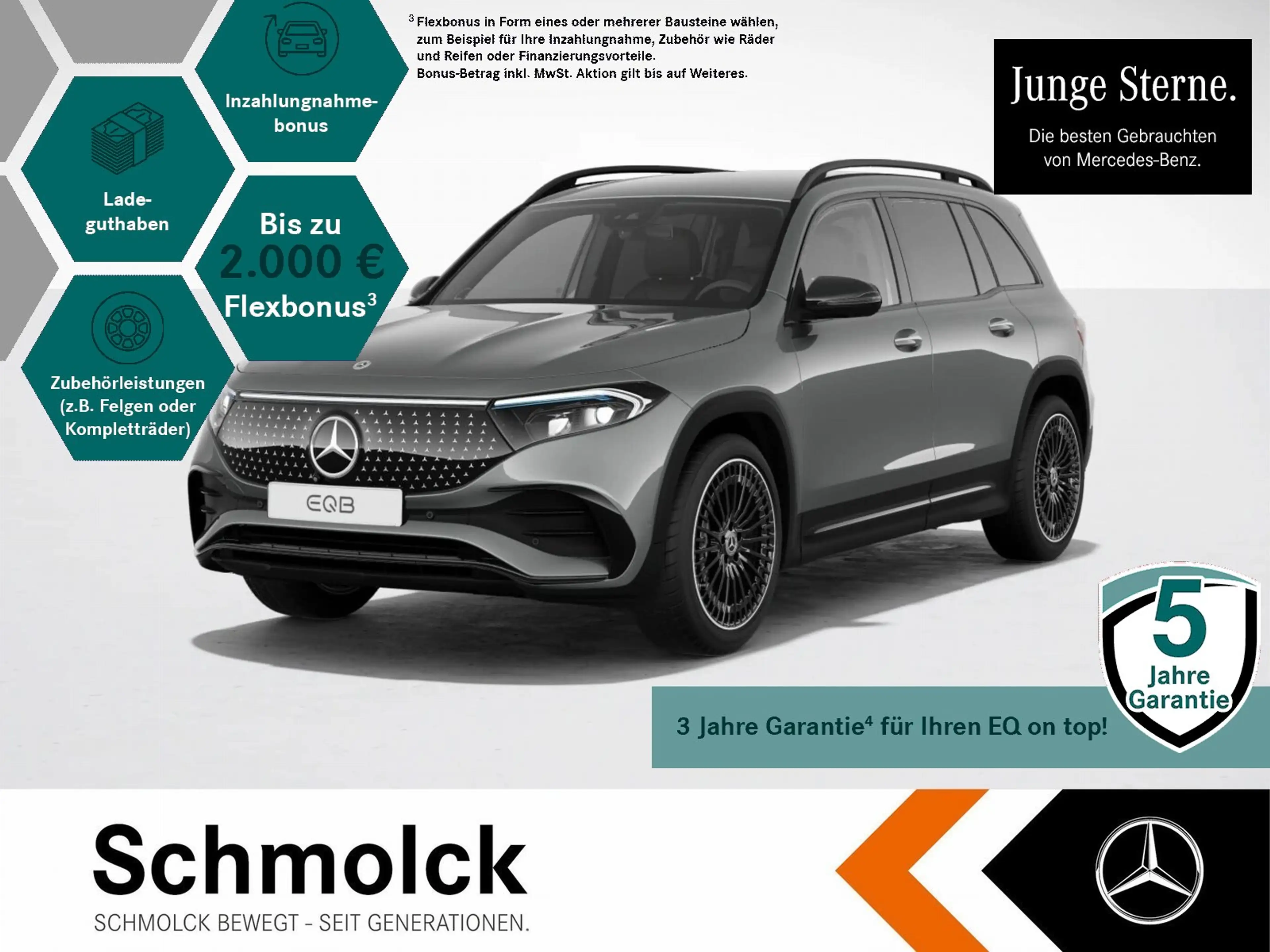 Mercedes-Benz EQB 300 4M AMG+LED+AHK+BURM+HUD+DSTR+MEMO+KYLSGO