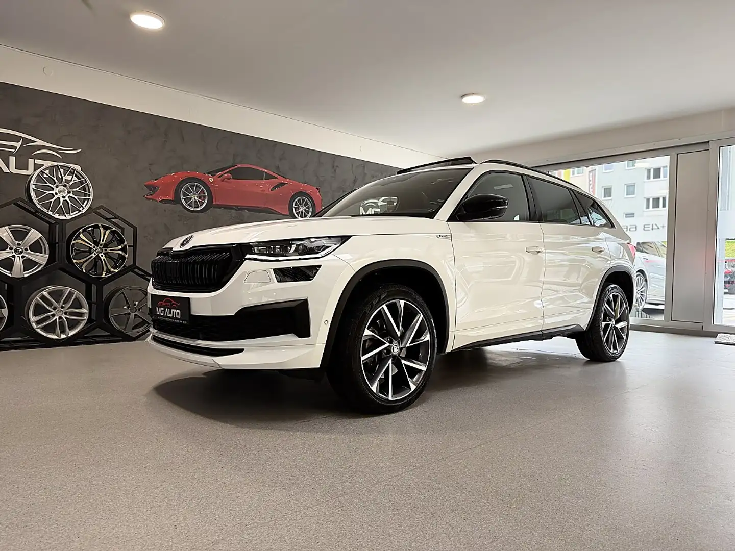 Skoda Kodiaq 2.0 TDI ALLRAD DSG *SPORTLINE*200 PS*VOLL AUSST... Weiß - 1