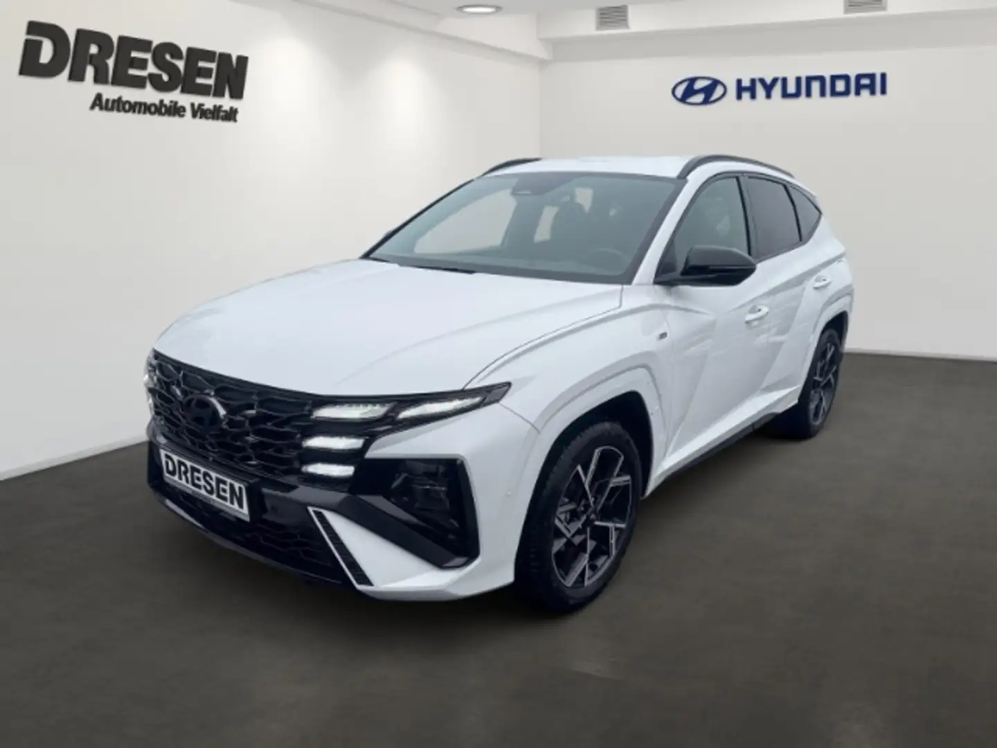 Hyundai TUCSON N-Line (MY25) 1.6 MHEV Automatik+Kamera Blanc - 1