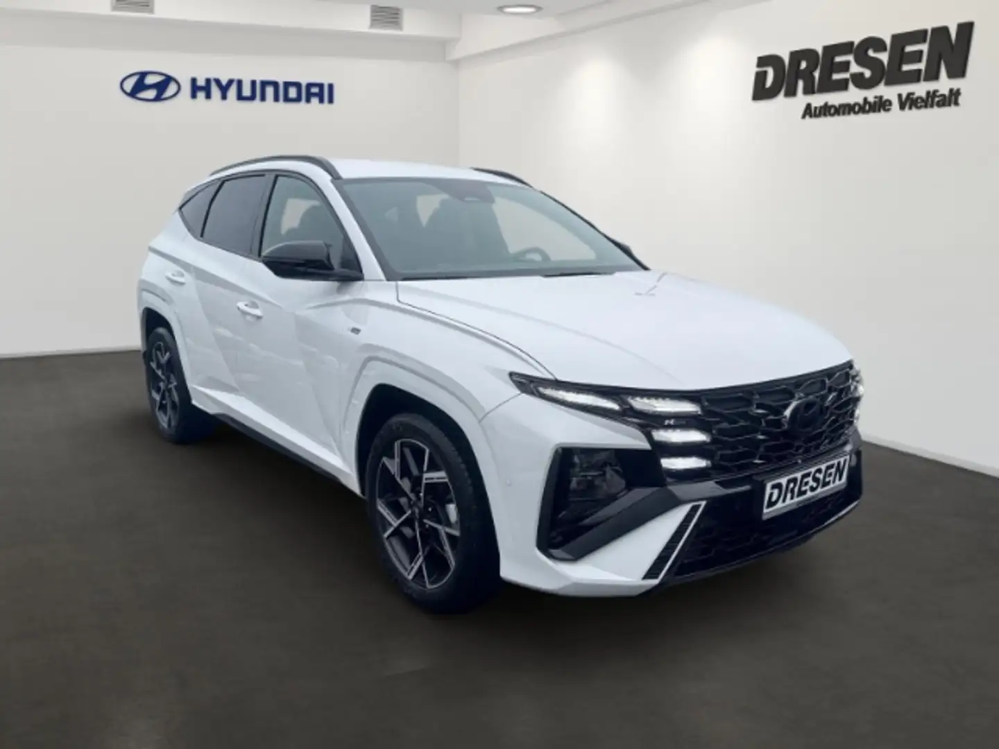 Hyundai TUCSON N-Line (MY25) 1.6 MHEV Automatik+Kamera Blanc - 2