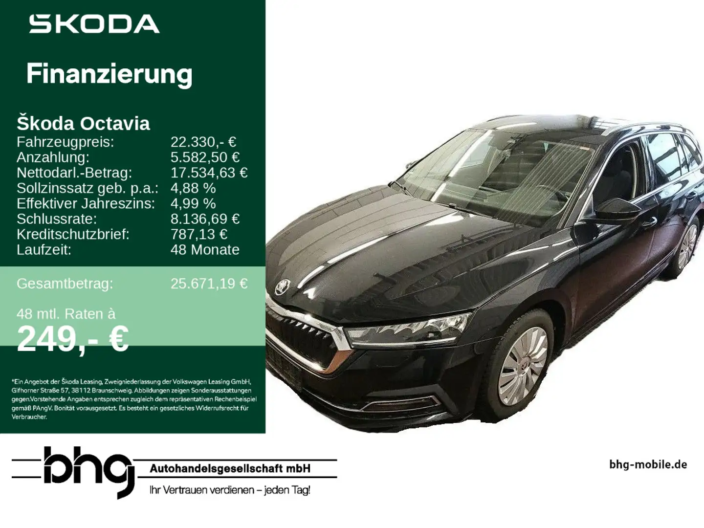 Skoda Octavia Combi First Edition 1,5 TSI Navi Columbu Schwarz - 1